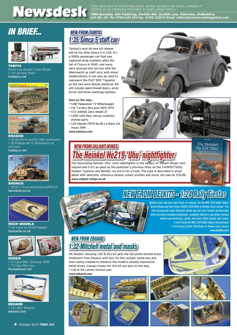 Tamiya Model Magazine 204 (2012-10)